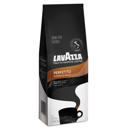 Lavazza Perfetto Ground Coffee Espresso Roast Oz Bag National