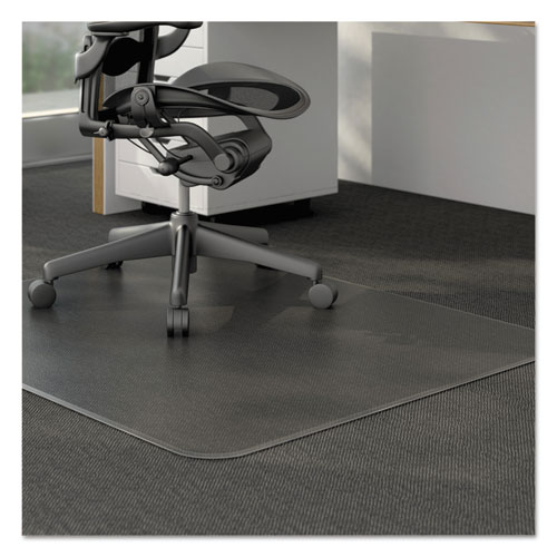 适度使用低绒地毯的镶钉椅垫，46 x 60，长方形，透明