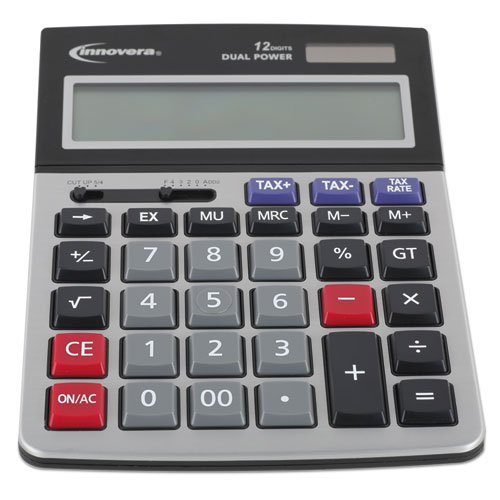 15975 Large Digit Commercial Calculator, 12-Digit LCD - Technology