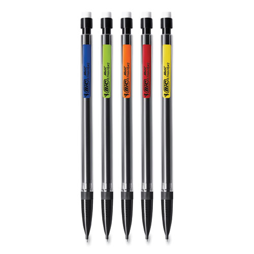 超光滑机械铅笔超值包，0.7毫米，HB(#2)，黑色铅，各种桶色，320/箱