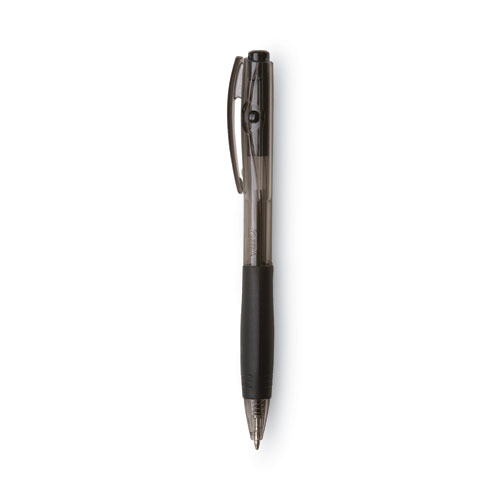 BU3圆珠笔，可伸缩，中1mm，黑色墨水，黑色桶，36支/包