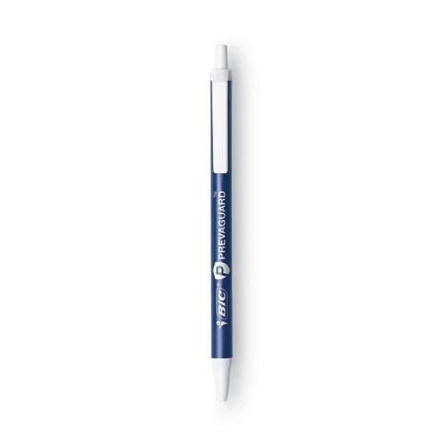 PrevaGuard圆珠笔，可伸缩，中1mm，蓝色墨水，蓝色桶