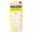 VEK90070 - Sticky-Back Hook and Loop Dot Fasteners on Strips, 5/8 dia., White, 15 Sets/Pack