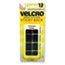 VEK90072 - Sticky-Back Hook and Loop Square Fasteners on Strips, 7/8", Black, 12 Sets/Pack
