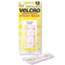 VEK90073 - Sticky-Back Hook and Loop Square Fasteners on Strips, 7/8", White, 12 Sets/Pack
