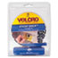 VEK90089 - Sticky-Back Hook and Loop Dot Fasteners with Dispenser, 5/8 Inch, Black, 75/Roll