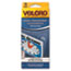 VEK91302 - Sticky-Back Hook and Loop Fasteners, 5/8 Inch Diameter, Clear, 75/Pack