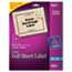 AVE18665 - Easy Peel Mailing Labels for Inkjet Printers, 8-1/2 x 11, Clear, 10/Pack