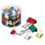 OIC31026 - Binder Clips, Metal, Assorted Colors/Sizes, 30/Pack
