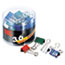 OIC31028 - Binder Clips, Metal, 3/4", Assorted Colors, 36/Pack