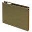 ESS4152X1 - Reinforced 1" Extra Capacity Hanging  Folders, Letter, Standard Green, 25/Box