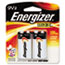 EVE522BP2 - MAX Alkaline Batteries, 9V, 2 Batteries/Pack