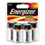 EVEE93BP4 - MAX Alkaline Batteries, C, 4 Batteries/Pack