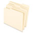 ESS74520 - Earthwise 100% Recycled Paper File Folder, 1/3 Cut, Letter, Manila, 100/Box