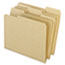 ESS04342 - Recycled File Folders, 1/3 Cut Top Tab, Letter, Natural, 100/Box