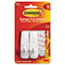 MMM17001 - General Purpose Hooks, 3-lb Capacity, Plastic, White, 2/Pack