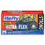 PCTE80625 - Ultra Flex Waste Bags, 30 Gallon, 30 x 33, 1.3 mil, Black, 25/Box