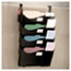 OIC21728 - Filing System for Cubicle, 7 Pockets, 27 1/4 x 15 3/4 x 3 7/8, Plastic, Black