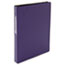 UNV31412 - Suede Finish Vinyl Round Ring Binder With Label Holder, 1" Capacity, Royal Blue