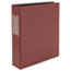 UNV34417 - Suede Finish Vinyl Round Ring Binder With Label Holder, 2" Capacity, Maroon