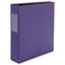 UNV34413 - Suede Finish Vinyl Round Ring Binder With Label Holder, 2" Capacity, Royal Blue