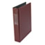 UNV33416 - Suede Finish Vinyl Round Ring Binder With Label Holder, 1-1/2" Capacity, Maroon