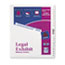 AVE11370 - Avery-Style Legal Side Tab Divider, Title: 1-25, Letter, White, 1 Set