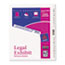 AVE11374 - Avery-Style Legal Side Tab Divider, Title: A-Z, Letter, White, 1 Set