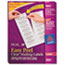 AVE5662 - Easy Peel Laser Mailing Labels, 1-1/3 x 4, Clear, 700/Box