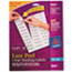 AVE8660 - Easy Peel Inkjet Mailing Labels, 1 x 2-5/8, Clear, 750/Pack