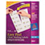 AVE8663 - Easy Peel Inkjet Mailing Labels, 2 x 4, Clear, 250/Pack
