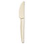 BAU10233 - Conserve Corn-Starch Cutlery, Knife, White, 100/Box