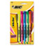 BICBLP51WASST - Brite Liner Highlighter, Chisel Tip, Fluorescent, 5 per Set