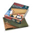 ESS59254 - Reinforced Hanging Folder With Dividers, Letter, 4 Section, Green, 10/Box