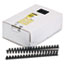FEL52327 - Plastic Comb Bindings, 5/8" Diameter, 120 Sheet Capacity, Black, 100 Combs/Pack