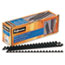 FEL52366 - Plastic Comb Bindings, 1/4" Diameter, 20 Sheet Capacity, Black, 100 Combs/Pack