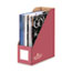 FEL6140101 - Decorative Magazine File, 4 x 9 x 11 1/2, Persimmon Red