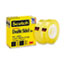 MMM6652PK - 665 Double-Sided Office Tape, 1/2" x 900", 1" Core, Clear, 2/Box