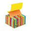 MMMB330BS - Pop-up Notes in a Desk Grip Decorative Box, 3 x 3, Multicolor Stripes