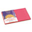 PAC6007 - Construction Paper, 58 lbs., 12 x 18, Scarlet, 50 Sheets/Pack