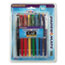 PAP70644 - Point Guard Flair Porous Point Stick Pen, Assorted Ink, Medium, 16 per Pack