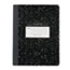 ROA77230 - Marble Cover Wide Rule Composition Book, 9-3/4 x 7-1/2, 100 Pages
