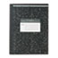 ROA77910 - Marble Cover Composition Book, Wide Rule, 9-3/4 x 7-1/2, 50 Pages
