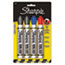 SAN15674PP - King Size Markers, Chisel Tip, Blue/Red/Black, 4/Set