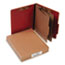 ACC15036 - Pressboard 25-Pt. Classification Folder, Letter, Six-Section, Earth Red, 10/Box