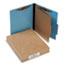 ACC15642 - Presstex Colorlife Classification Folders, Letter, 4-Section, Light Blue, 10/Box