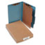 ACC16024 - Pressboard 25-Pt. Classification Folders, Legal, Four-Section, Sky Blue, 10/Box