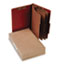 ACC16038 - Pressboard 25-Pt. Classification Folder, Legal, Eight-Section, Earth Red, 10/Box
