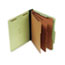 SJPS60851 - Std 3" Expansion Classification Folder, Letter, Eight-Section, Green, 10/Box