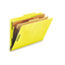 SMD19034 - Pressboard Classification Folders, Legal, Six-Section, Yellow, 10/Box